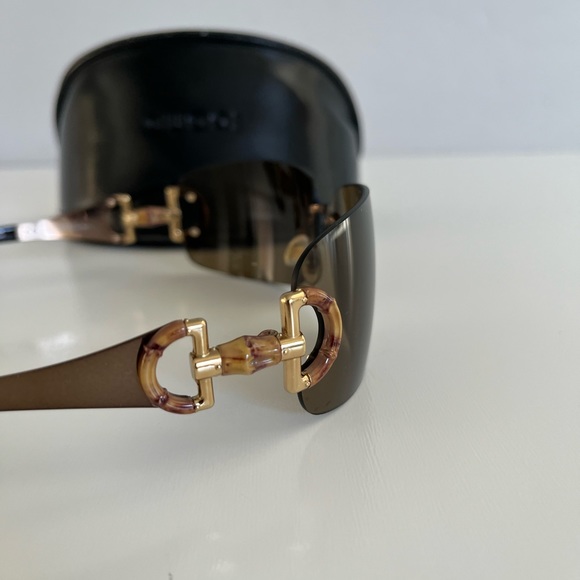 Auth VTG GUCCI Bamboo Sunglasses GG 2801/S - Picture 2 of 9